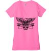 Ladies' Jersey Short-Sleeve Deep V-Neck T-Shirt Thumbnail