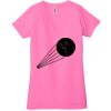 Ladies' Jersey Short-Sleeve Deep V-Neck T-Shirt Thumbnail