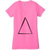 Ladies' Jersey Short-Sleeve Deep V-Neck T-Shirt Thumbnail
