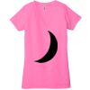 Ladies' Jersey Short-Sleeve Deep V-Neck T-Shirt Thumbnail