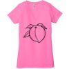 Ladies' Jersey Short-Sleeve Deep V-Neck T-Shirt Thumbnail