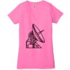 Ladies' Jersey Short-Sleeve Deep V-Neck T-Shirt Thumbnail