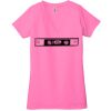 Ladies' Jersey Short-Sleeve Deep V-Neck T-Shirt Thumbnail