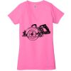 Ladies' Jersey Short-Sleeve Deep V-Neck T-Shirt Thumbnail