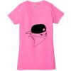 Ladies' Jersey Short-Sleeve Deep V-Neck T-Shirt Thumbnail