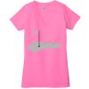 Ladies' Jersey Short-Sleeve Deep V-Neck T-Shirt Thumbnail