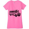 Ladies' Jersey Short-Sleeve Deep V-Neck T-Shirt Thumbnail