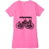 Ladies' Jersey Short-Sleeve Deep V-Neck T-Shirt Thumbnail