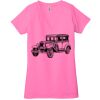 Ladies' Jersey Short-Sleeve Deep V-Neck T-Shirt Thumbnail