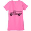 Ladies' Jersey Short-Sleeve Deep V-Neck T-Shirt Thumbnail