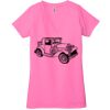 Ladies' Jersey Short-Sleeve Deep V-Neck T-Shirt Thumbnail