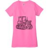 Ladies' Jersey Short-Sleeve Deep V-Neck T-Shirt Thumbnail