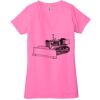Ladies' Jersey Short-Sleeve Deep V-Neck T-Shirt Thumbnail