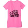 Ladies' Jersey Short-Sleeve Deep V-Neck T-Shirt Thumbnail