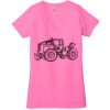 Ladies' Jersey Short-Sleeve Deep V-Neck T-Shirt Thumbnail