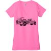 Ladies' Jersey Short-Sleeve Deep V-Neck T-Shirt Thumbnail