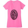 Ladies' Jersey Short-Sleeve Deep V-Neck T-Shirt Thumbnail