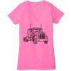 Ladies' Jersey Short-Sleeve Deep V-Neck T-Shirt Thumbnail
