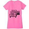 Ladies' Jersey Short-Sleeve Deep V-Neck T-Shirt Thumbnail