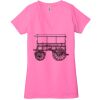 Ladies' Jersey Short-Sleeve Deep V-Neck T-Shirt Thumbnail