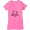 Ladies' Jersey Short-Sleeve Deep V-Neck T-Shirt Thumbnail