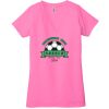 Ladies' Jersey Short-Sleeve Deep V-Neck T-Shirt Thumbnail