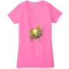 Ladies' Jersey Short-Sleeve Deep V-Neck T-Shirt Thumbnail