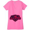 Ladies' Jersey Short-Sleeve Deep V-Neck T-Shirt Thumbnail