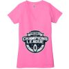 Ladies' Jersey Short-Sleeve Deep V-Neck T-Shirt Thumbnail