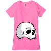 Ladies' Jersey Short-Sleeve Deep V-Neck T-Shirt Thumbnail