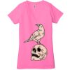 Ladies' Jersey Short-Sleeve Deep V-Neck T-Shirt Thumbnail