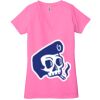 Ladies' Jersey Short-Sleeve Deep V-Neck T-Shirt Thumbnail