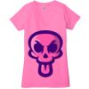 Ladies' Jersey Short-Sleeve Deep V-Neck T-Shirt Thumbnail