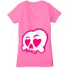 Ladies' Jersey Short-Sleeve Deep V-Neck T-Shirt Thumbnail