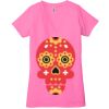 Ladies' Jersey Short-Sleeve Deep V-Neck T-Shirt Thumbnail