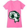 Ladies' Jersey Short-Sleeve Deep V-Neck T-Shirt Thumbnail