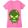 Ladies' Jersey Short-Sleeve Deep V-Neck T-Shirt Thumbnail