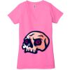 Ladies' Jersey Short-Sleeve Deep V-Neck T-Shirt Thumbnail