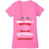 Ladies' Jersey Short-Sleeve Deep V-Neck T-Shirt Thumbnail