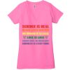 Ladies' Jersey Short-Sleeve Deep V-Neck T-Shirt Thumbnail