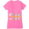 Ladies' Jersey Short-Sleeve Deep V-Neck T-Shirt Thumbnail