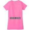 Ladies' Jersey Short-Sleeve Deep V-Neck T-Shirt Thumbnail