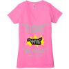 Ladies' Jersey Short-Sleeve Deep V-Neck T-Shirt Thumbnail