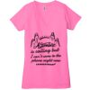 Ladies' Jersey Short-Sleeve Deep V-Neck T-Shirt Thumbnail