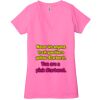 Ladies' Jersey Short-Sleeve Deep V-Neck T-Shirt Thumbnail
