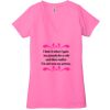 Ladies' Jersey Short-Sleeve Deep V-Neck T-Shirt Thumbnail