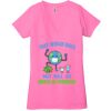 Ladies' Jersey Short-Sleeve Deep V-Neck T-Shirt Thumbnail