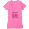 Ladies' Jersey Short-Sleeve Deep V-Neck T-Shirt Thumbnail