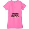 Ladies' Jersey Short-Sleeve Deep V-Neck T-Shirt Thumbnail