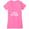 Ladies' Jersey Short-Sleeve Deep V-Neck T-Shirt Thumbnail